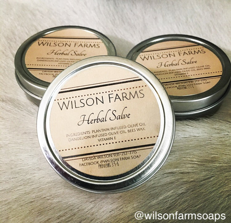 Buy Herbal Salve 2oz - Natural Healing Balm | Wilson Farm Soaps